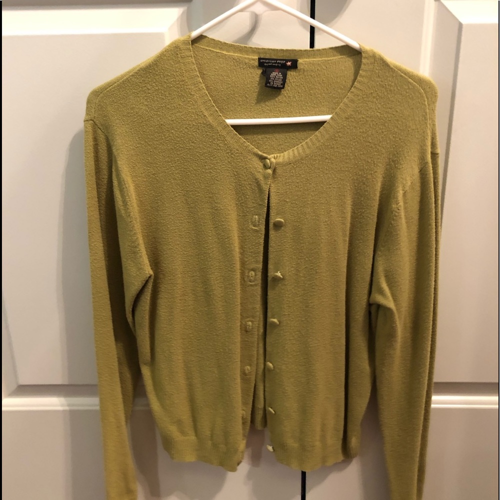 American Eagle Green Small Cardigan
